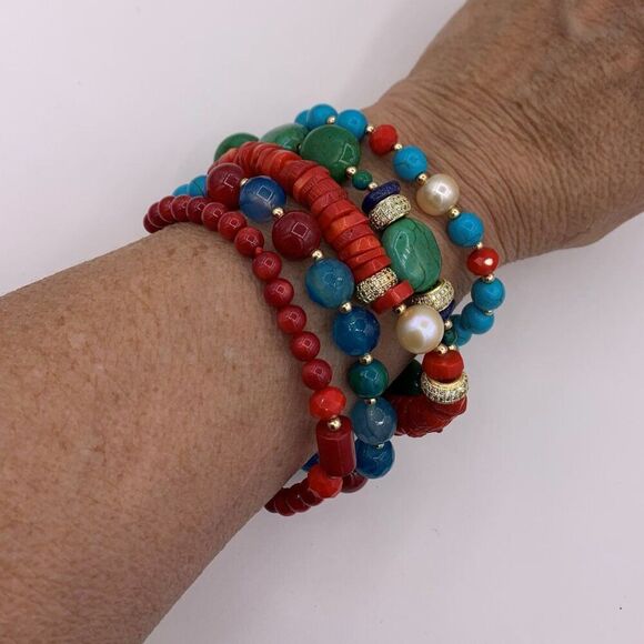 Gap sweatpants, EUC, Sz L, cotton/poly, wht navy red, straight leg, boot cut - Picture 10 of 16